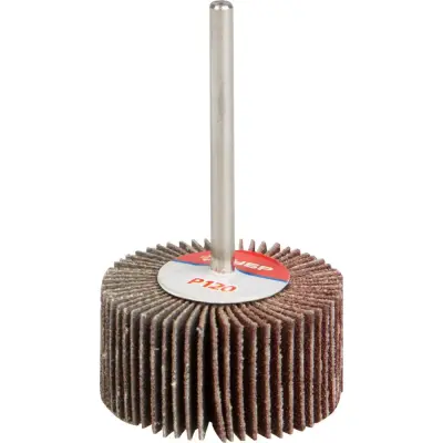 Круг лепестковый веерный ЗУБР P120 15х30мм шлифовальный 36600-120