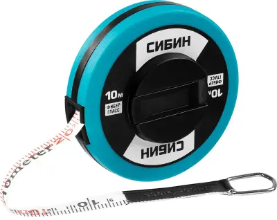 Мерная лента СИБИН фиберглассовая, 10м