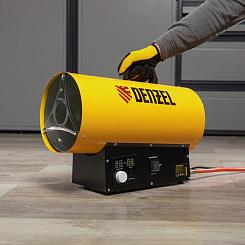 Газовая тепловая пушка Denzel GHG-15i, 15 кВт, цифровой термостат, пропан-бутан 96478