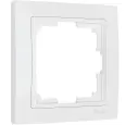 Рамка на 1 пост Werkel белый, basic  WL03-Frame-01