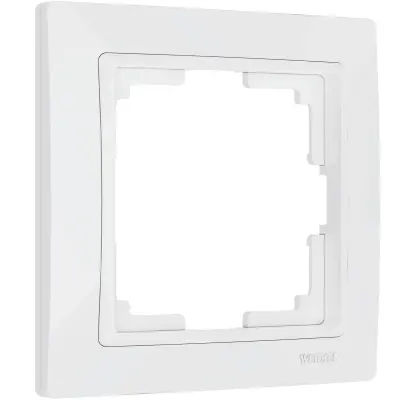 Рамка на 1 пост Werkel белый, basic  WL03-Frame-01