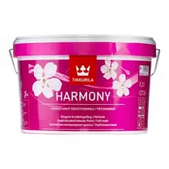 Краска акриловая TIKKURILA HARMONY для стен и потолков, глубокоматовая база A 2.7л 80960010130