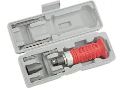 Отвертка Matrix ударно-поворотная 1/2", набор бит, 6 шт обрезиненная ручка, в пласт. боксе 11579