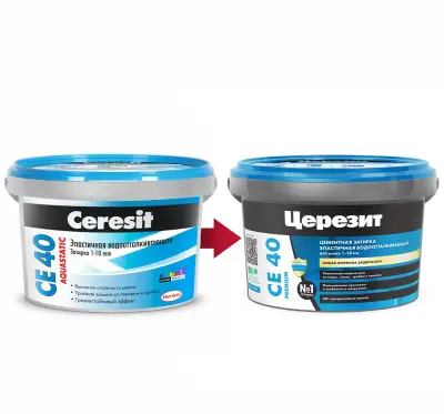 Затирка цементная Ceresit CE40 №01 белый 2кг 1046234