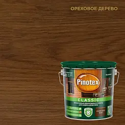 Пропитка декоративная для защиты древесины Pinotex Classic AWB орех 2,7 л.