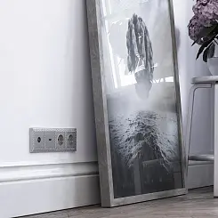 Рамка на 4 поста матовый хром WERKEL WL07-Frame-04