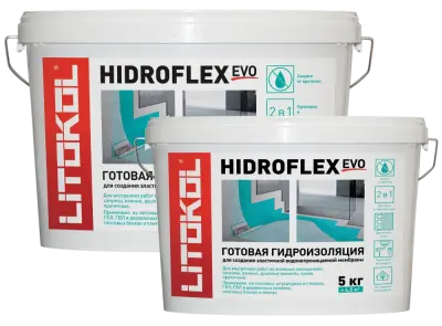 Гидроизоляция обмазочная Litokol HIDROFLEX ведро 10кг 076370003
