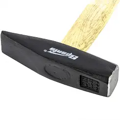 Молоток слесарный Sparta 400 г, квадратный боек, деревянная рукоятка 102085