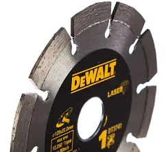 Диск алмазный DEWALT DT (125х22,2 мм) сегментный универсальный 3741