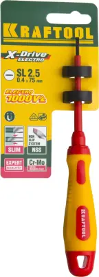 Отвертка высоковольтная 250083-2.5-075 KRAFTOOL SL2.5х75мм