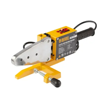 Аппарат для сварки пластиковых труб DWP-1500, 1500Вт, 260-300 град. компл насадок,20-63 мм// Denzel