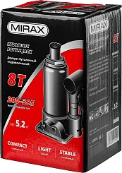 MIRAX 8т, 200-385 мм домкрат бутылочный гидравлический