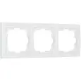 Рамка на 3 поста белый, basic WERKEL WL03-Frame-03