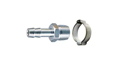 Переходник FUBAG 1/2"М на елочку 10мм с обжимным кольцом 10x15мм блистер 1шт 180264 B