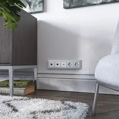 Рамка на 5 постов матовый хром WERKEL WL07-Frame-05