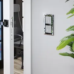 Рамка на 2 поста Diamant зеркальный WERKEL W0021220