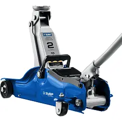 Домкрат гидравлический подкатной в кейсе ЗУБР ПРОФЕССИОНАЛ T35 2т 85-330 мм