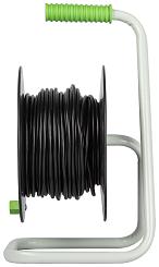 Удлинитель силовой ЭРА GREEN LINE KAT-2x0.75-30m Greenline на катушке пластик 4 розетки без заземлен