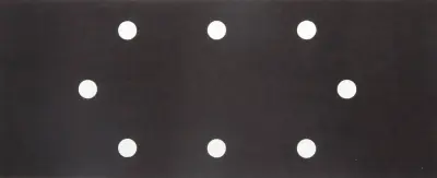 Лист шлиф. универсал. URAGAN "Оптимален для мягких пород дерева" 8 отверстий по линии, для ПШМ, P320