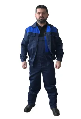 Костюм "СТРОИТЕЛЬ" полукомбинезон куртка 52-54/170-176