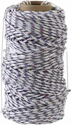 Фал плетёный полипропиленовый СИБИН 16-прядный с сердечником, d=6мм кгс 320