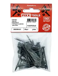 Саморез по дереву FIXXTOOLS 3,5х51мм черный упак 35шт