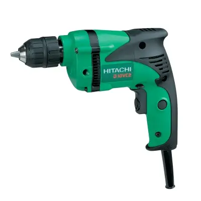 Дрель HITACHI сетевая 460Вт с бIз патроном D10VC2
