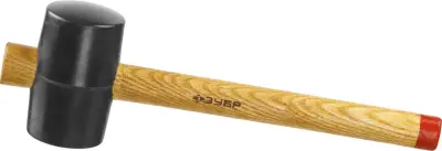 Киянка 450г ЗУБР с деревянной ручкой черная"МАСТЕР"