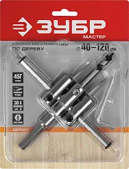 ЗУБР 30-120 мм, глубина реза 30 мм, сверло по дереву регулируемое 29440-120