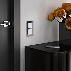 Сенсорный выключатель одноклавишный с функцией Wi-Fi белый WERKEL W4510601