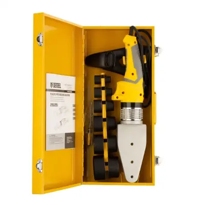 Аппарат для сварки пласт. труб DWP-2000, Х-PRO, 2000Вт, 300 град.,компл насадок, 20 - 63 мм// Denzel