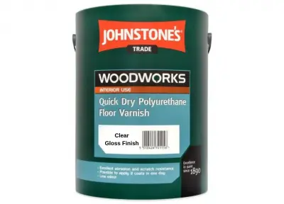 Паркетный лак Johnstone`s  Quik Dry Polyurethane Floor Varnish полуматовый 2,5 л.