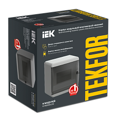 Бокс навесной IEK TEKFOR Mini КМПн-6 IP41 6 модулей белый TFM-KP73-N-06-41-K01-K01