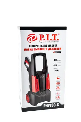 Мойка высокого давления P.I.T. PHP130-C 1800Вт, 130бар, 420л/час, шланг 4м, на колесах