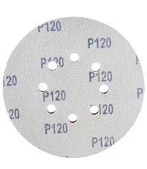 Круг шлифовальный PATRIOT на липучке, 125мм, Р120, 8 отверстий, 5 шт
