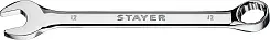Гаечный ключ комбинированный STAYER 12 мм, Cr-V сталь, хромированный, 27081-12 Professional