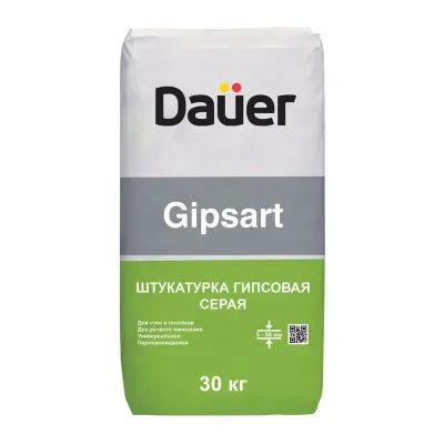 Штукатурка гипсовая Dauer Gipsart серая 30кг