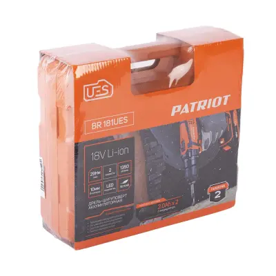 Аккумуляторная дрель-шуруповерт PATRIOT BR 181UES