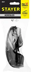 STAYER HERCULES Серые, очки защитные открытого типа, мягкие двухкомпонентные дужки.