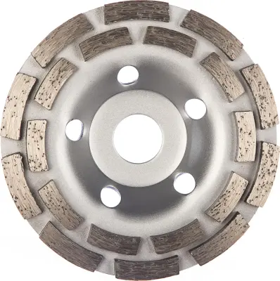 Чашка алмазная 125х22,2 сегментная двухрядная DIAJET