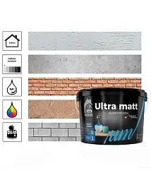 Краска экстра стойкая Dufa Premium Home Ultra Matt для стен и потолков, глубокоматовая база 1 9л