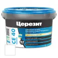 Затирка цементная Ceresit CE40 №01 белый 2кг 1046234 Затирка цементная Ceresit CE40 №01 белый 2кг 1046234