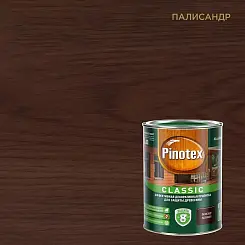 Пропитка декоративная для защиты древесины Pinotex Classic AWB палисандр 1 л.