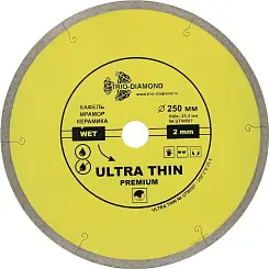 Диск алмазный Trio-Diamond 250х25.4/22.23мм Ultra Thin Premium сплошной UTW507