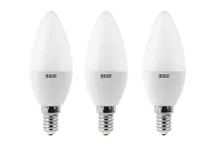 Лампа Gauss LED Elementary Свеча 7W E14 2700K 1/40 (3 лампы в упаковке)