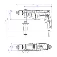 Дрель METABO 1100Вт ударная кейс SBEV 1100-2 S