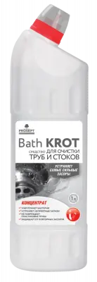 Средство для устранения засоров в трубах Prosept Bath Krot концентрат 1 л.