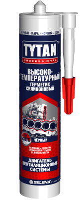 Герметик силиконовый Tytan Professional высокотемпературный красный 280 мл 59598