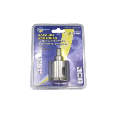 Коронка алмазная Trio-Diamond по керамике и стеклу 35мм 400035