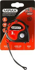 MIRAX RX-3 3м / 16мм рулетка в двухкомпонентном пластиковом корпусе